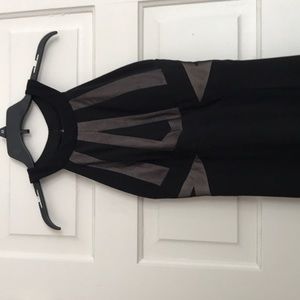 Stunning floor length black dress